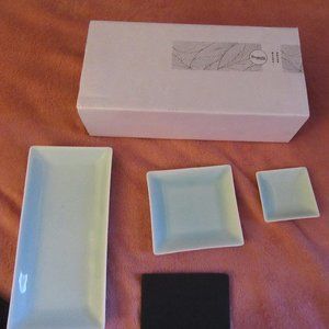 Brewista Artisan Ceramic Tray Plate 3 Piece Set